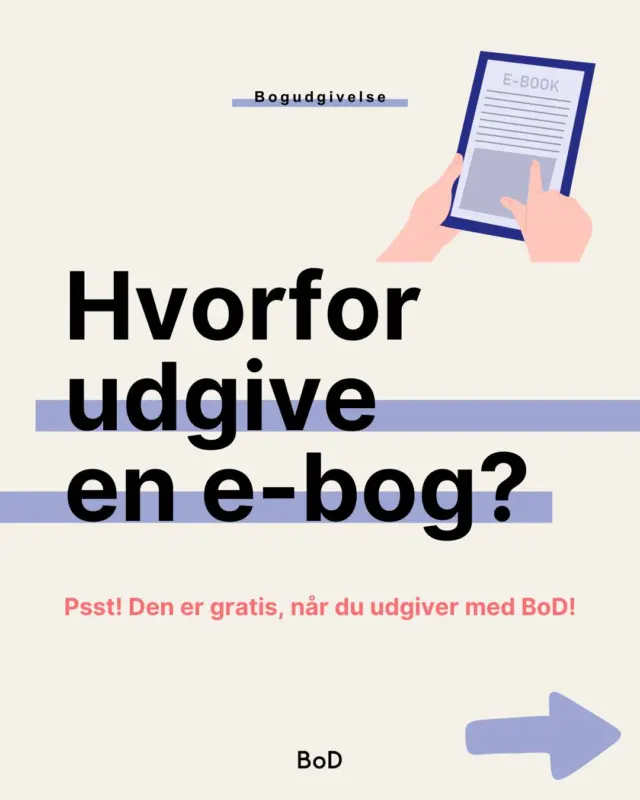 ✨Vidste du, at din e-bog er gratis, når du udgiver en fysisk bog med BoD?📱 Hvorfor kan det overhovedet være en god idé at udgive en e-bog? Det er der flere årsager til, men den vigtigste er, at du kan nå ud til en læserskare, du med den fysiske bog måske slet ikke havde nået📚 Der er selvfølgelig flere fordele og dem får du en forsmag på, når du slider i opslaget her - og meget mere i vores nyeste blogindlæg (link i bio)🔗

Få svarene i blogindlægget:
👉 Hvorfor overhovedet udgive en e-bog?
👉 Hvilke bøger egner sig som e-bog?
👉 Hvad er de nye tilgængelighedskrav for e-bøger?

Hvad er dine egne erfrainger med e-bøger?📱 Som læser eller forfatter?

(... og misforstå os ikke: vi er stadig på team trykt bog, selvom e-bogen altså har sine fordele😇🙈)
.
.
.
.
.
#udgivbog #skrivning #forfatterspire #forfatterliv #dklit #skrivelyst #skriveliv #bogglæde #bogelskere #danskebøger #danskeforfattere #bookstagram