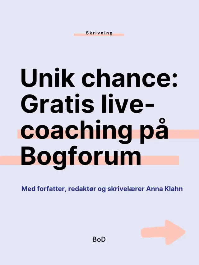 Bogforum står for døren og vi er i fuld gang med planlægningen af de sidste detaljer!✨ 

🤗 Vi er særligt glade for at kunne præsentere en unik mulighed for tre forfatterspirer - og for alle dem, der vil komme og lytte med! Vi får nemlig besøg af forfatter, redaktør og skrivelærer Anna Klahn fra @skrivskrivskriv.dk , som vil give feedback på tre kommende forfatteres tekster med fokus på skrivestilen📚

Så skynd dig at melde dig til, hvis det kunne være noget for dig!👏
.
.
.
.
.
#bogforum #bogforum2025 #selvudgivelse #bøger #dklit #forfatter #forfatterliv #forfatterdrøm #forfatterspire #bogelsker #bognørd #bogudgivelse #bogprojekt #bogstagram️ #bookstagram #books #skrivelyst #skrive #skrivetips #skriveglæde #skriveri