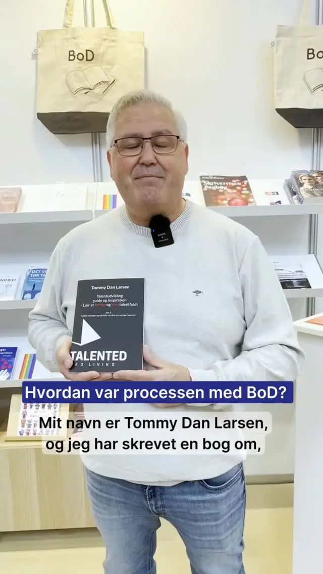 Hvem af jer planlægger at udgive en bog i år? ✋🏻🥰

Her fortæller @tommy_dan_larsen et par ord om, hvordan processen var for ham, da han udgav sin egen bog, Think Talented-pædagogik, med BoD☺️📚

På Bogforum spurgte vi forskellige forfattere ind til deres udgivne bøger, og det kom der mange gode motiverende ord og selvudgivelses-tips ud af, som vi ønsker at dele med jer alle sammen!❤️ 

👉 Hvis du selv har nogle erfaringer, der kan være hjælpsomme for nye forfattere, så del dem endelig i en kommentar!🤗
.
.
.
.
.
#skriveglæde #forfatterliv #forfatter #forfatterspire